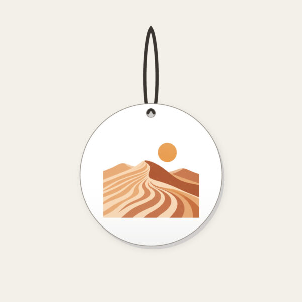 Product image Dune Ripples with a Small Sun Ceramic Ornament