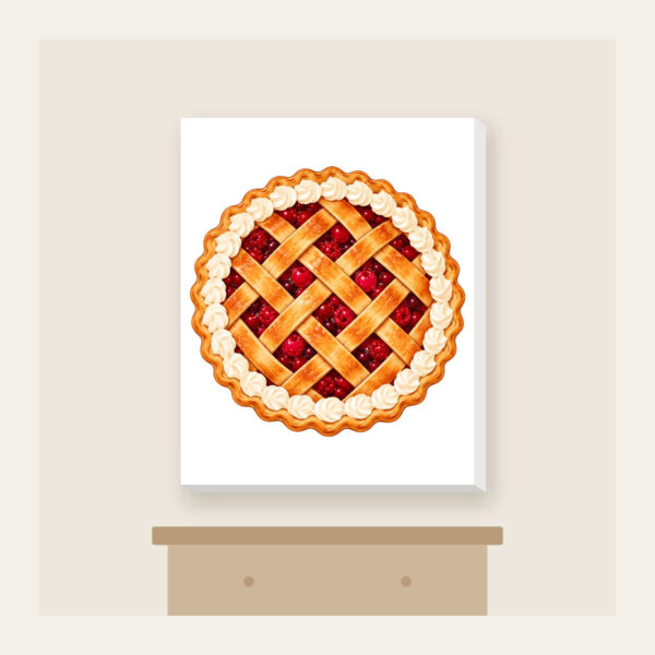 Product image Lattice Berry Pie Canvas Print