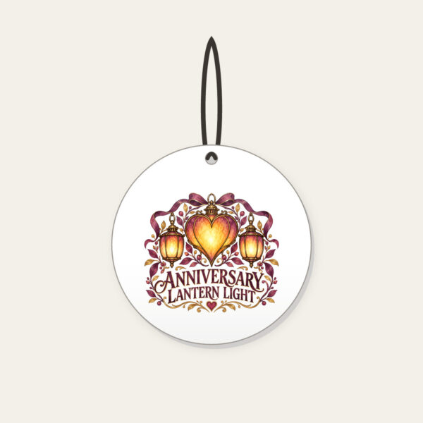 Product image Anniversary Lantern Light Ceramic Ornament