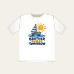 BROTHER BUILDS TOMORROW T-Shirt in white