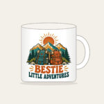 BESTIE LITTLE ADVENTURES Mug in white