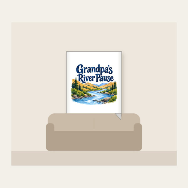 Product image Grandpa's River Pause Fleece Blanket