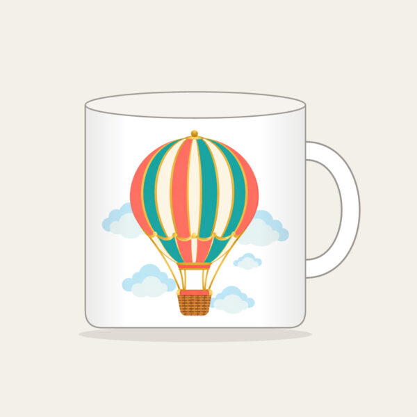 Product image Striped Hot Air Balloon Mug