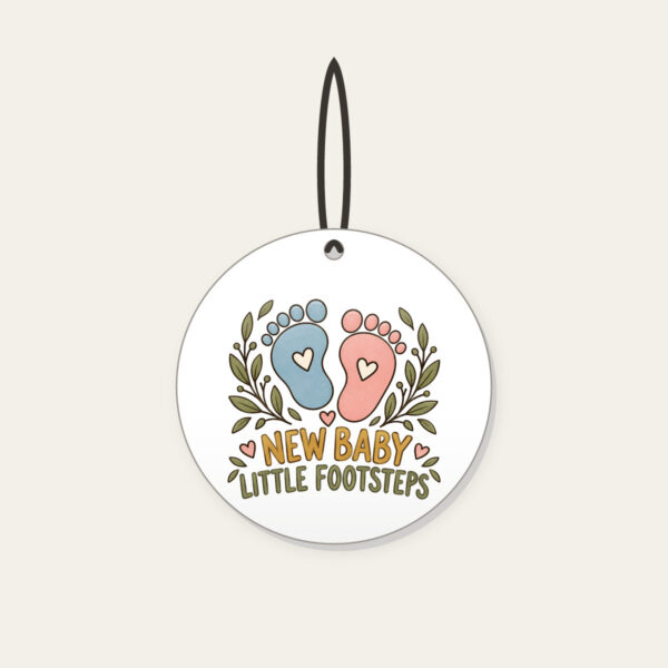 Product image New Baby Little Footsteps Ceramic Ornament