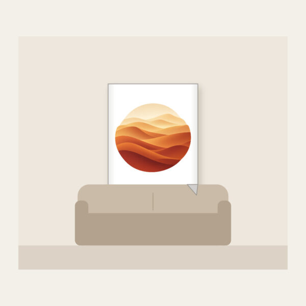 Product image Sand-to-Rust Dune Gradient Fleece Blanket