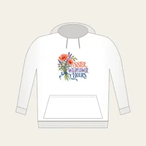 SISTER WILDFLOWER HOURS Hoodie in white