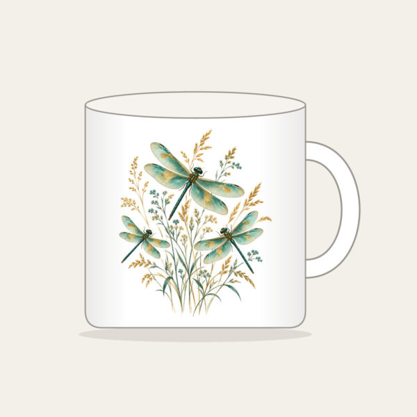 Product image Dragonflies over Meadow Grasses Mug