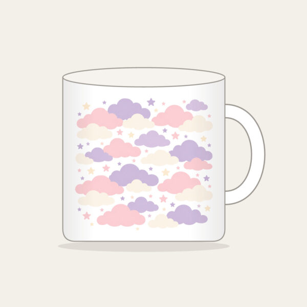 Product image Lilac Cloud Rows Mug