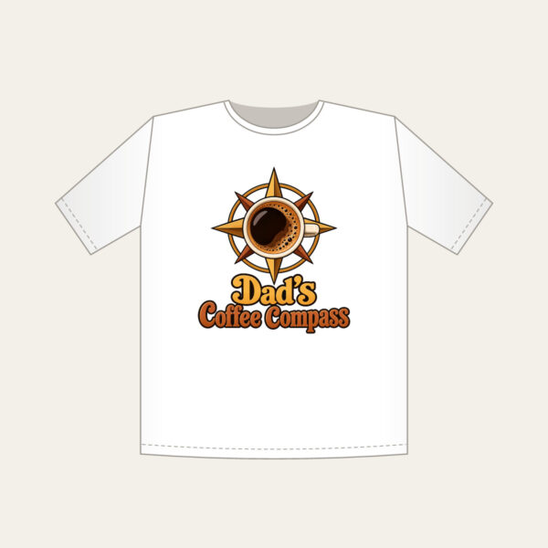 Product image Dad's Coffee Compass T-Shirt