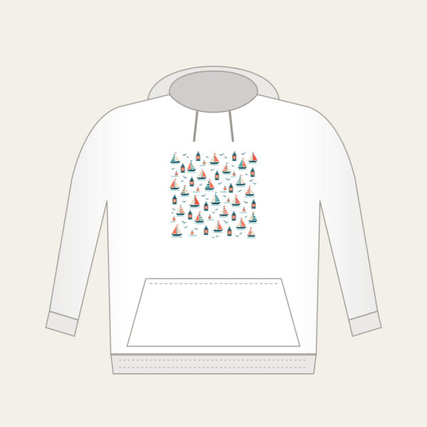 Product image Tiny Sailboats and Harbour Lanterns Hoodie