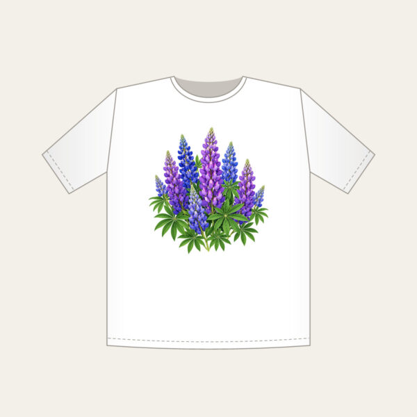 Product image Lupine Spikes in Violet and Blue T-Shirt