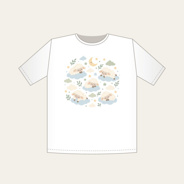 Product image Sleepy Sheep and Clouds T-Shirt