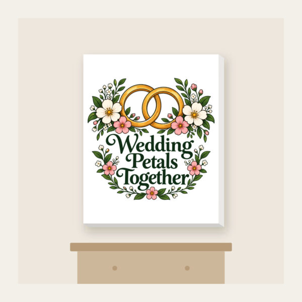 Product image Wedding Petals Together Canvas Print