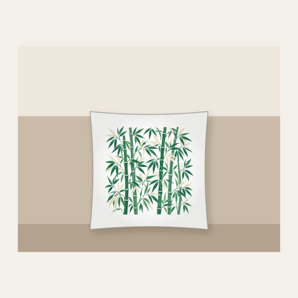 Product image Jade Bamboo Grove Pattern Pillow