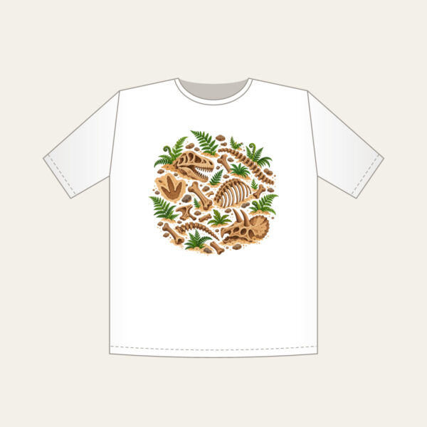 Product image Dinosaur Bones and Fern Dig Scene T-Shirt