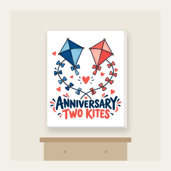 Product image Anniversary Two Kites Canvas Print