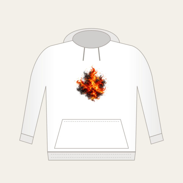 Product image Glowing Embers over Charcoal Hoodie