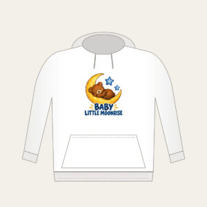 BABY LITTLE MOONRISE Hoodie in white