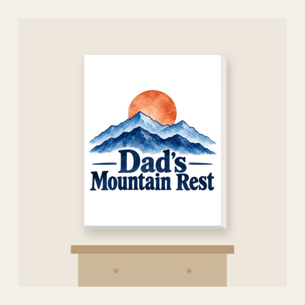 Product image Dad's Mountain Rest Canvas Print