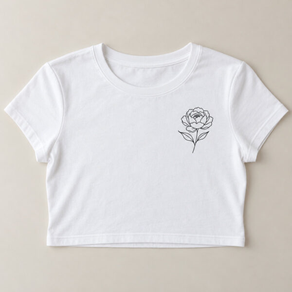 Product image Peony Line Crop Tee