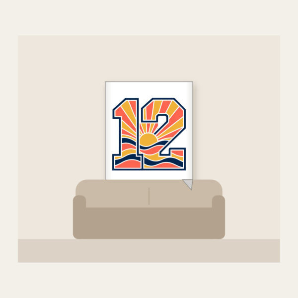 Product image Sunrise Bands Number 12 Fleece Blanket