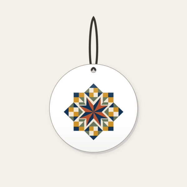 Product image Star Medallion Patchwork Ceramic Ornament