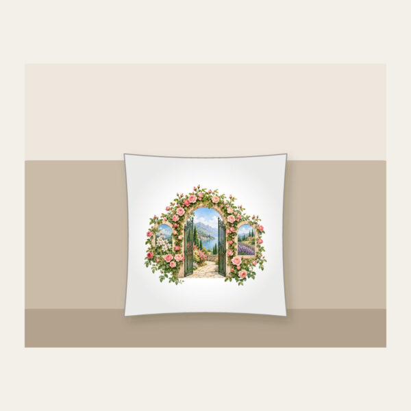 Product image Rose Garden Gate Arch Pillow