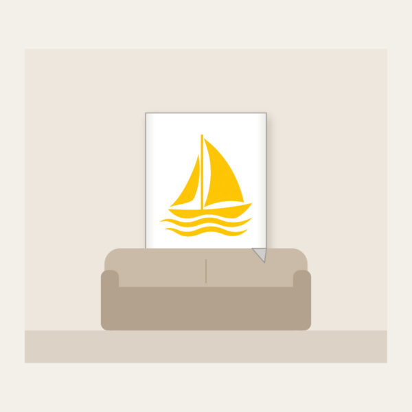 Product image Little Sailboat on Three Ripples Fleece Blanket