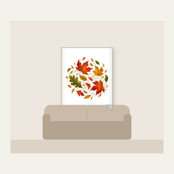 Product image Drifting Autumn Leaves Fleece Blanket