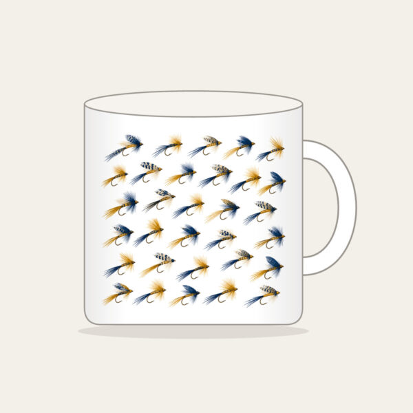 Product image Trout Flies in Diagonal Rows Mug
