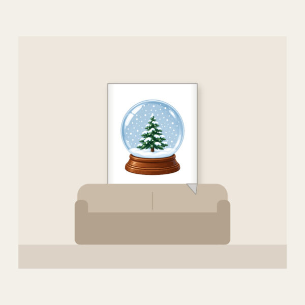 Product image Tiny Pine Snow Globe Fleece Blanket