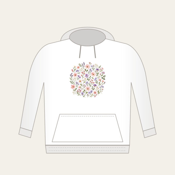Product image Pressed Posies in Blush and Lavender Hoodie