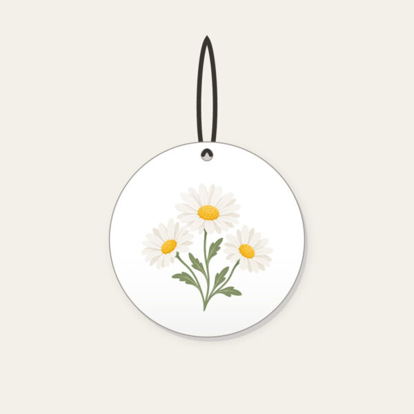 Product image Chain of Three Daisies Ceramic Ornament