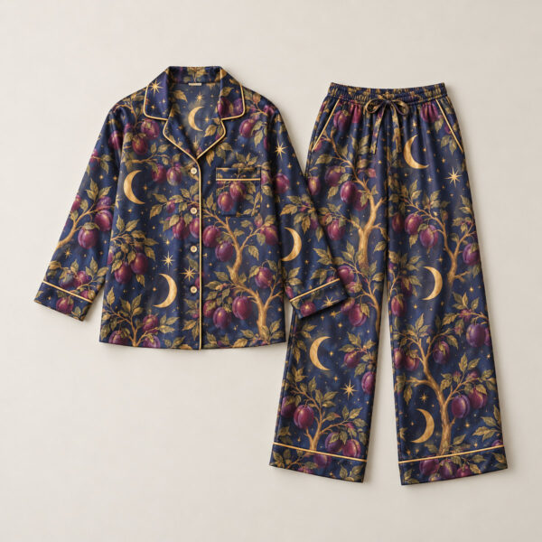 Product image Satin Loose Pants Moonlit Orchard Set