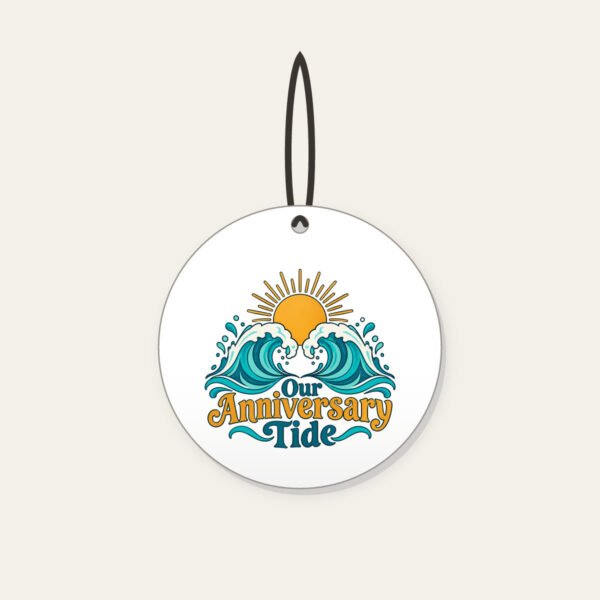 Product image Our Anniversary Tide Ceramic Ornament