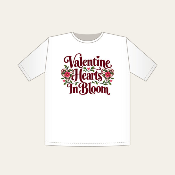 Product image Valentine Hearts in Bloom T-Shirt