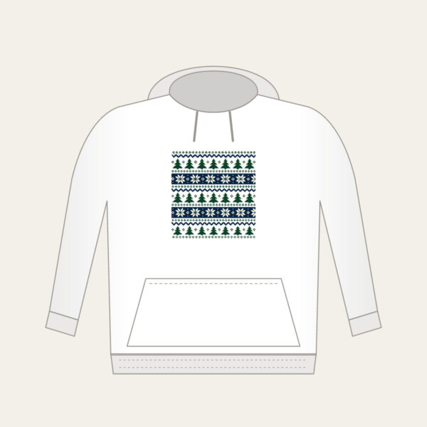 Product image Fair-Isle Bands of Pines and Stars Hoodie