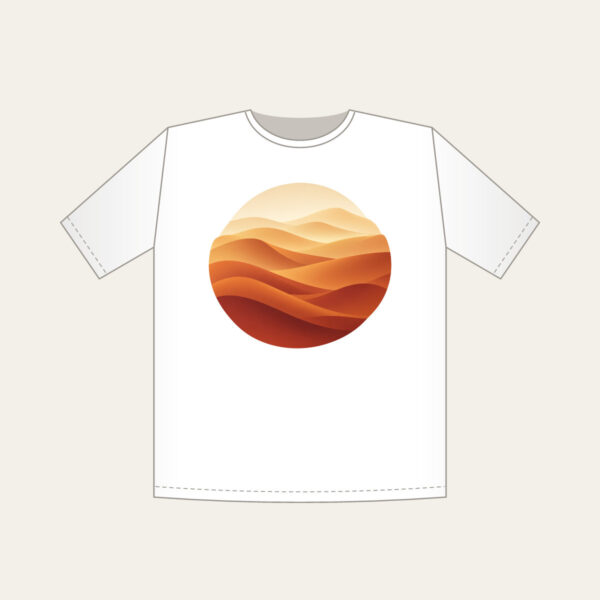 Product image Sand-to-Rust Dune Gradient T-Shirt