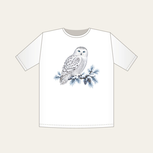 Product image Snowy Owl on a Frosted Branch T-Shirt