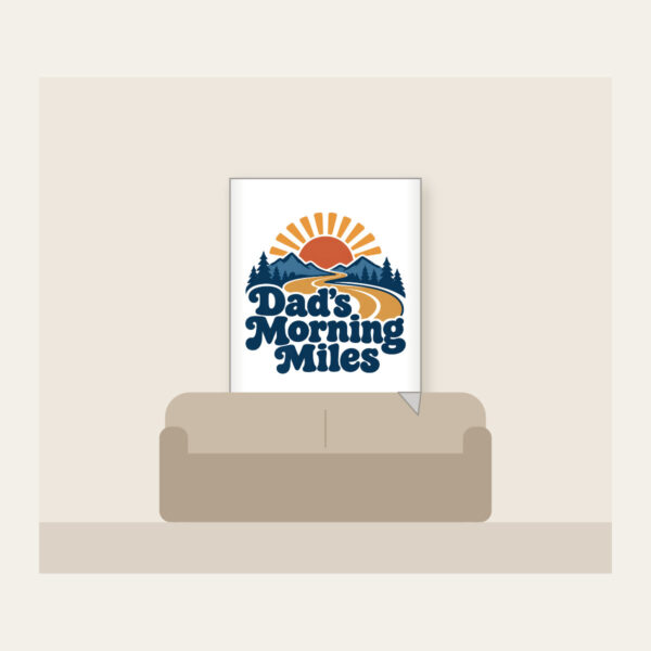 Product image Dad's Morning Miles Fleece Blanket