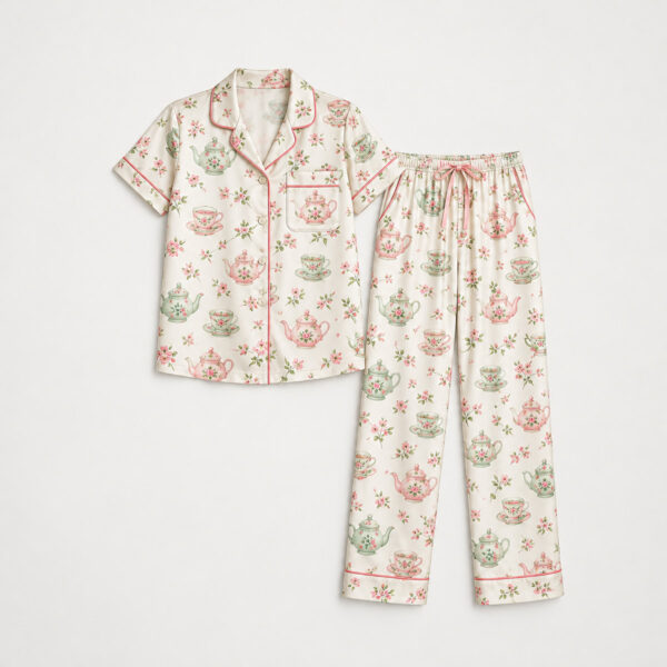 Product image Teapot Garden Satin Pajamas