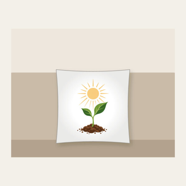 Product image Seedling Reaching for Sunbeams Pillow