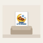 BABY LITTLE MOONRISE Fleece Blanket in white