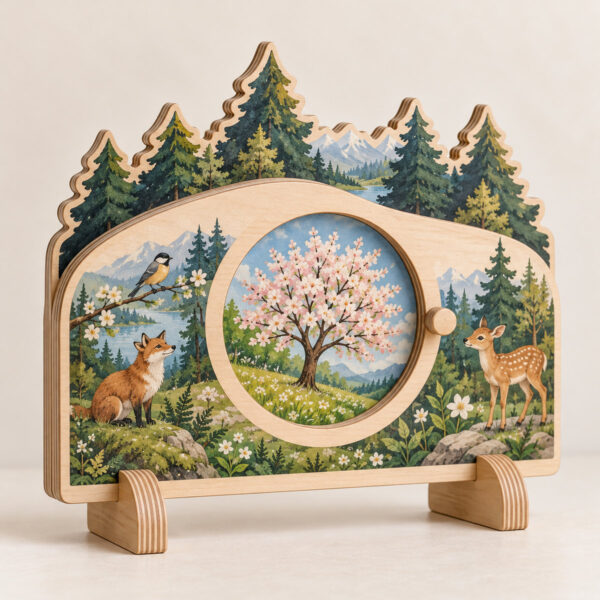 Product image Four Seasons Rotating Wood Sign