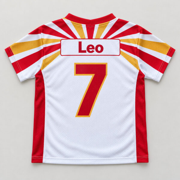 Product image Kickoff Kid Mesh V-Neck Jersey with Name Patch