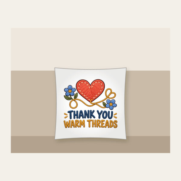 Product image Thank You Warm Threads Pillow