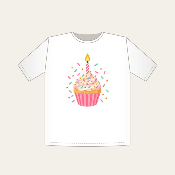 Product image Candlelit Cupcake with Sprinkles T-Shirt