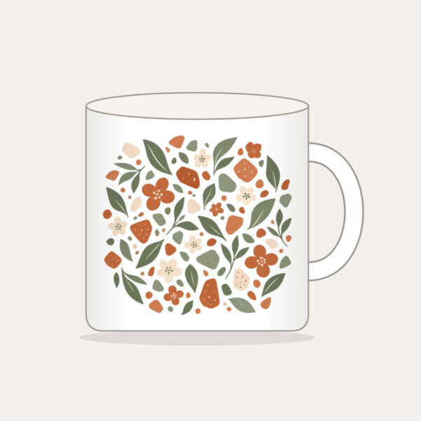 Product image Garden Terrazzo of Leaves and Blossoms Mug