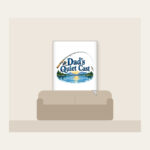 Dad's Quiet Cast Fleece Blanket in white