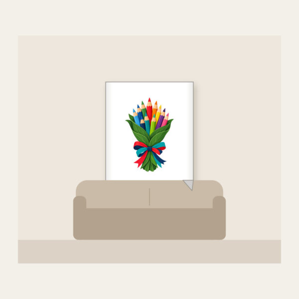 Product image Pencil Bouquet Fleece Blanket